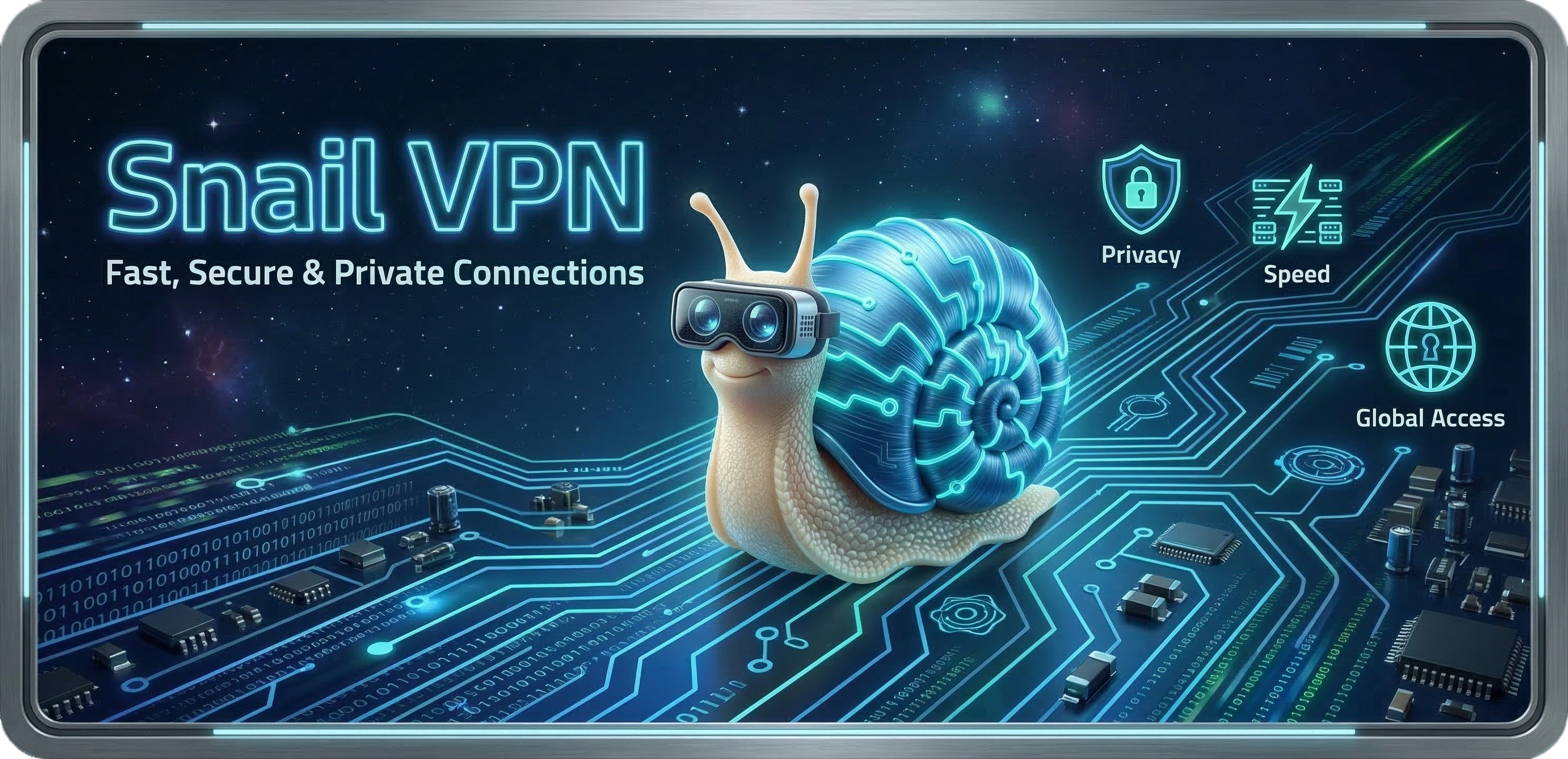 Snail VPN — быстрый, безопасный и приватный доступ